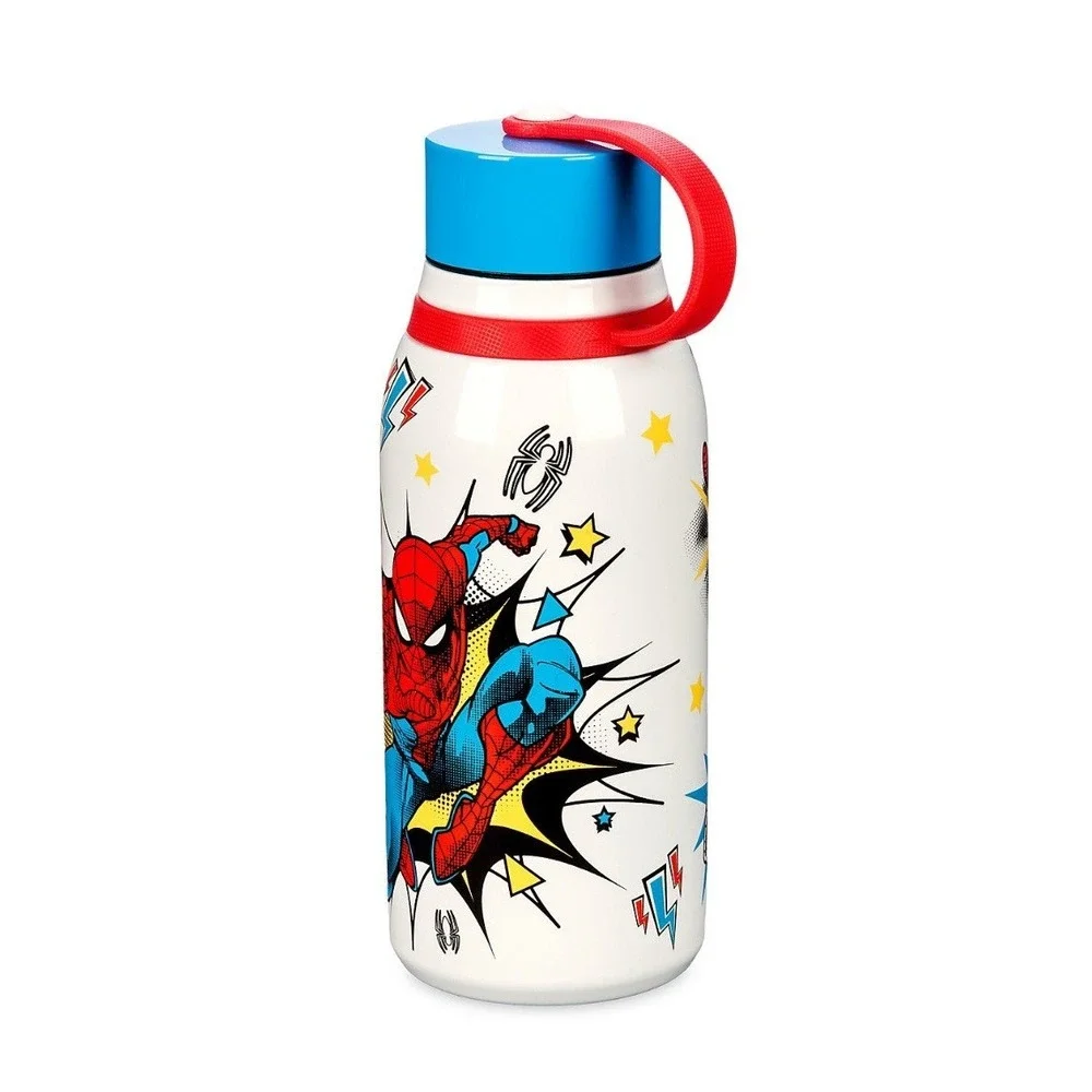 Marvel Spider-Man Stainless Steel Water Bottle 11oz with Lid Disney